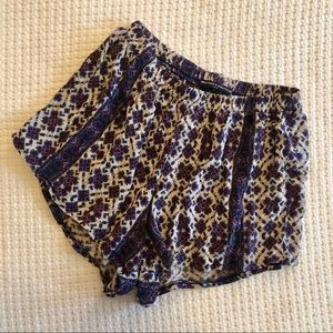 Brandy Melville Flowy Patterned Shorts